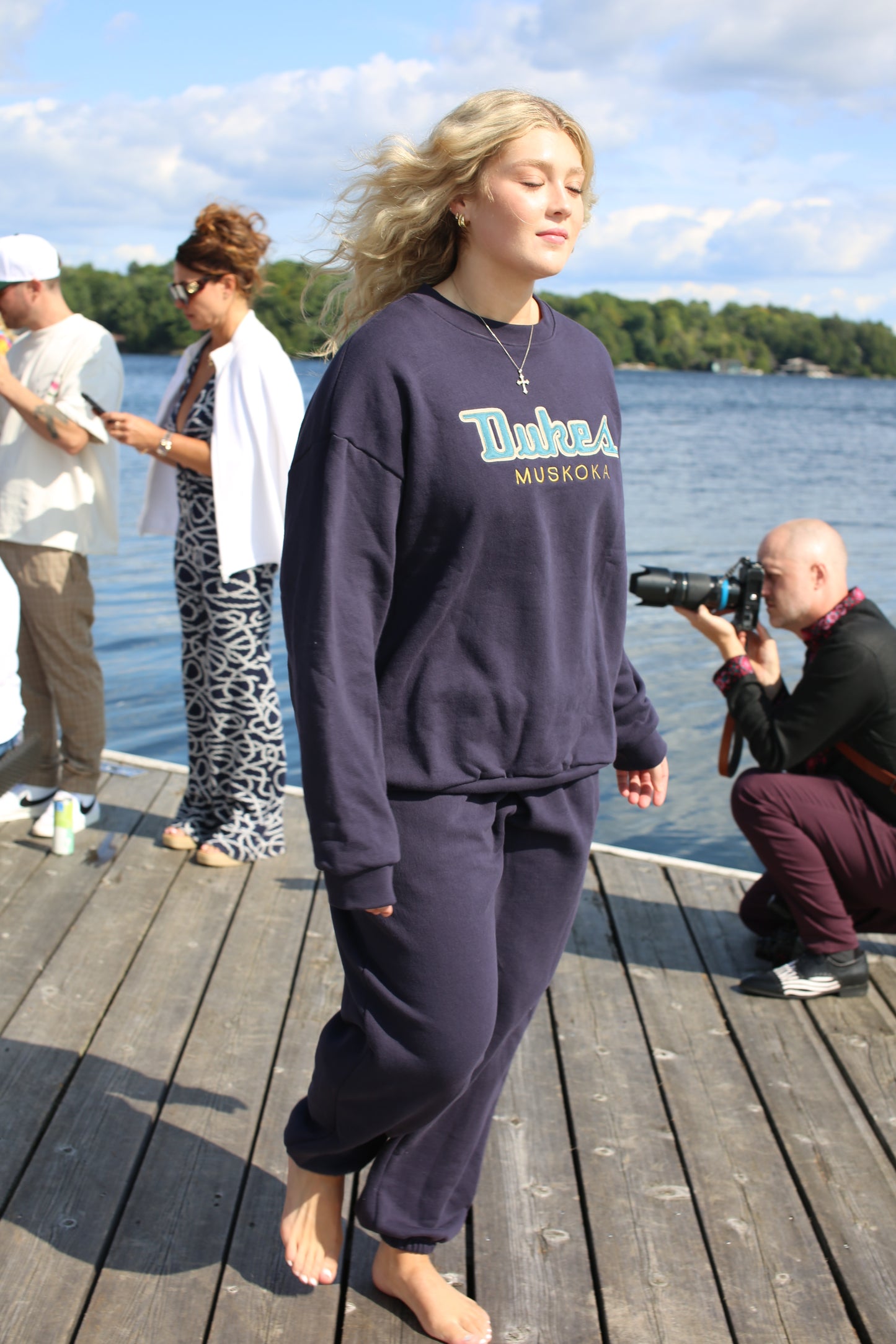 Duke's Muskoka Crewneck Sweatshirt Navy