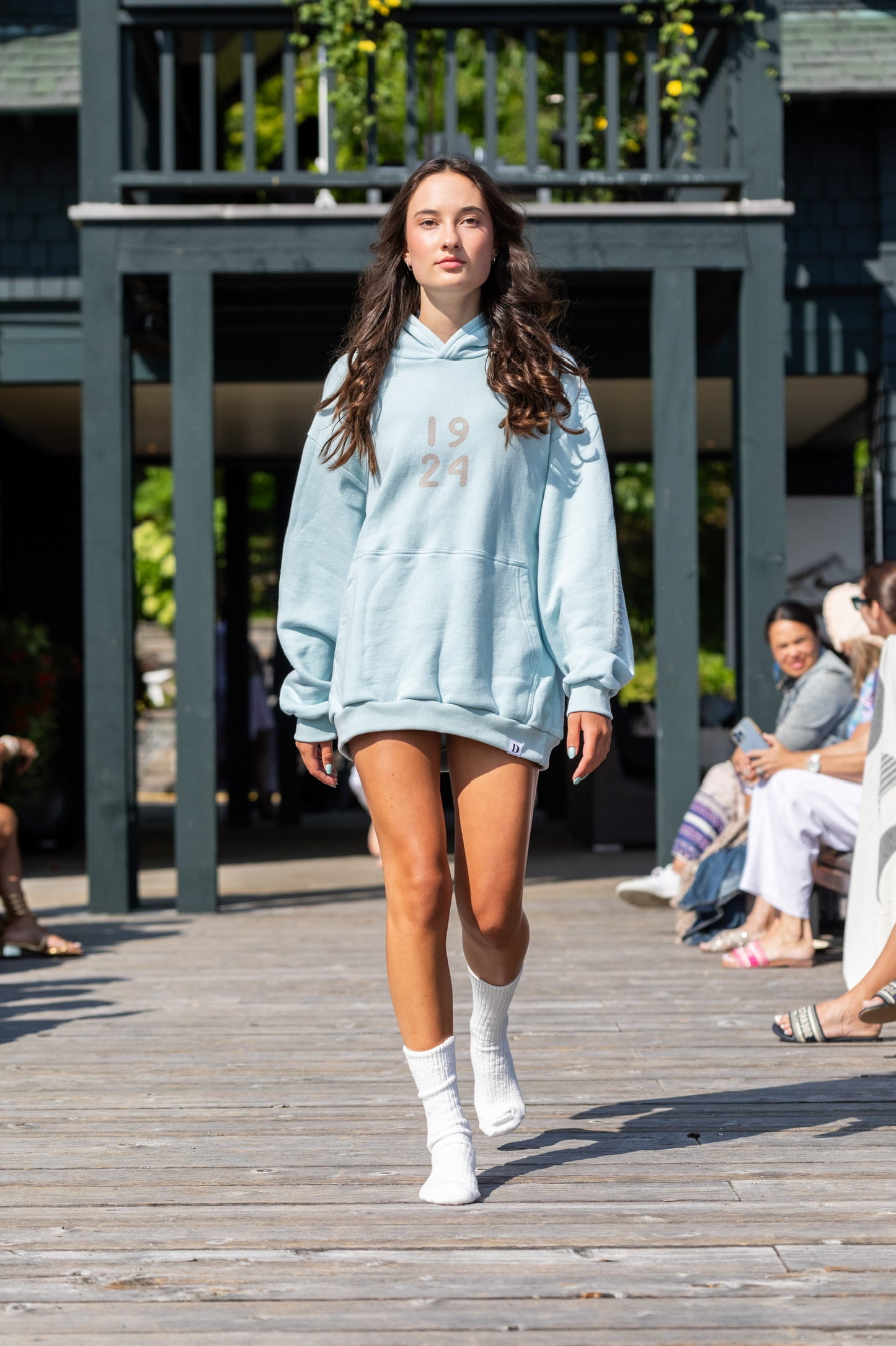 Duke's 1924 Hoodie Light Blue