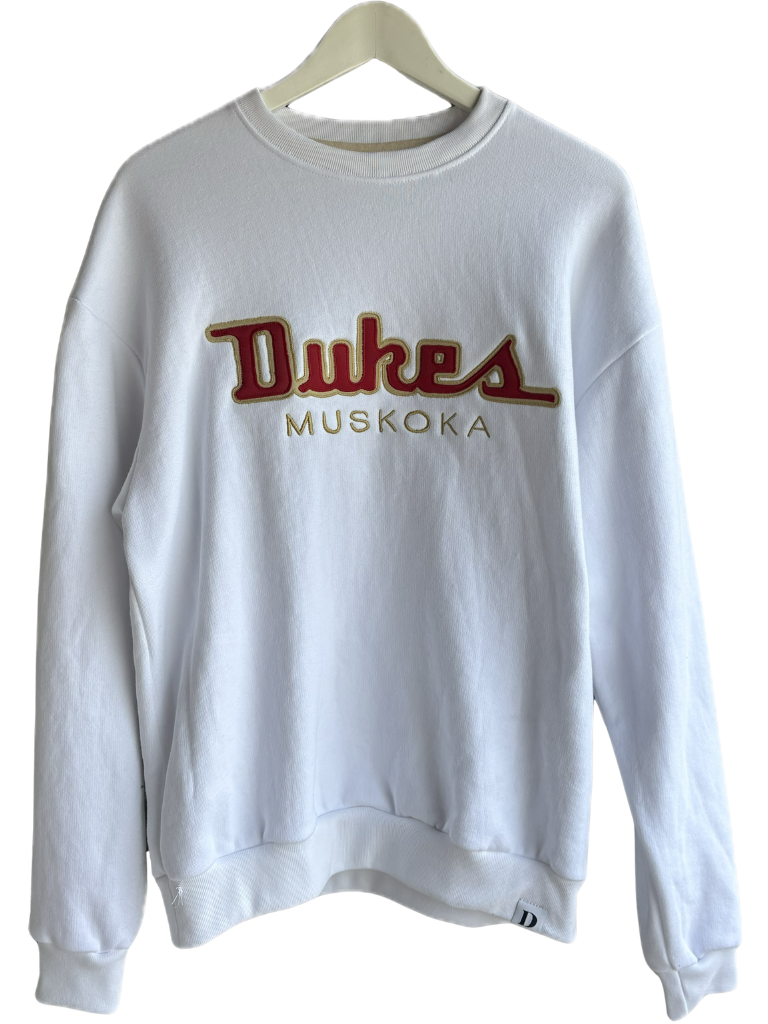 Duke's Muskoka Crewneck Sweatshirt - White