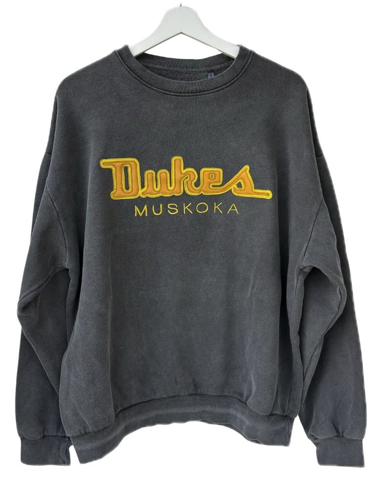 Duke's Muskoka Crewneck Sweatshirt- Vintage Black