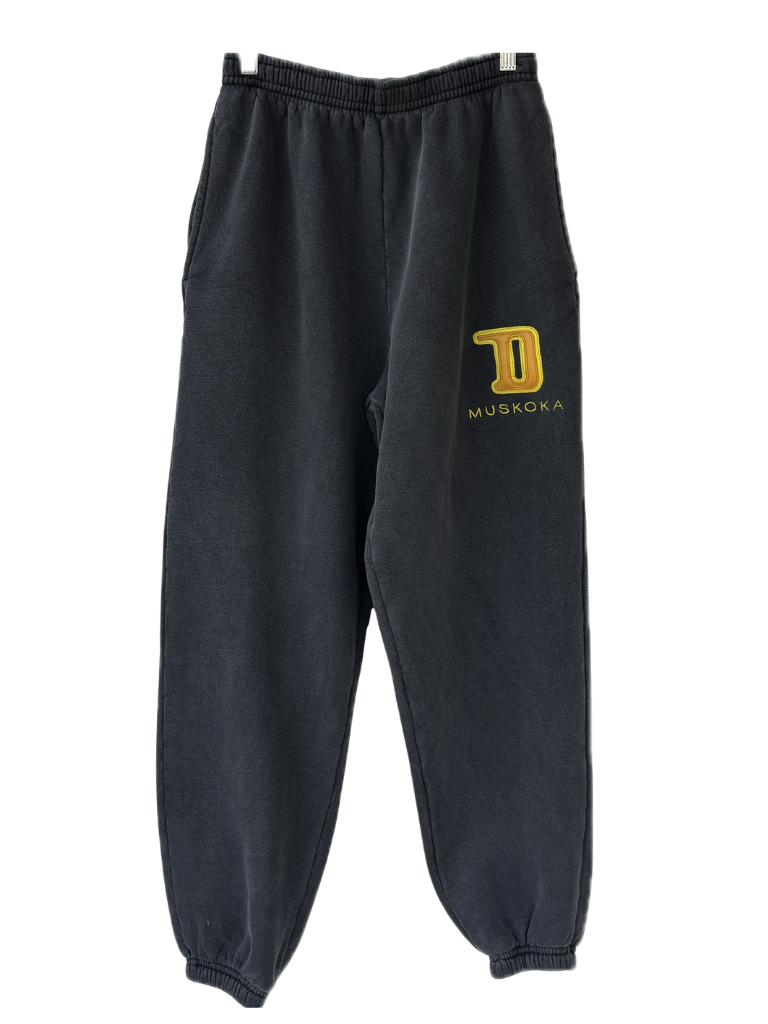 "D" Sweatpants - Vintage Black