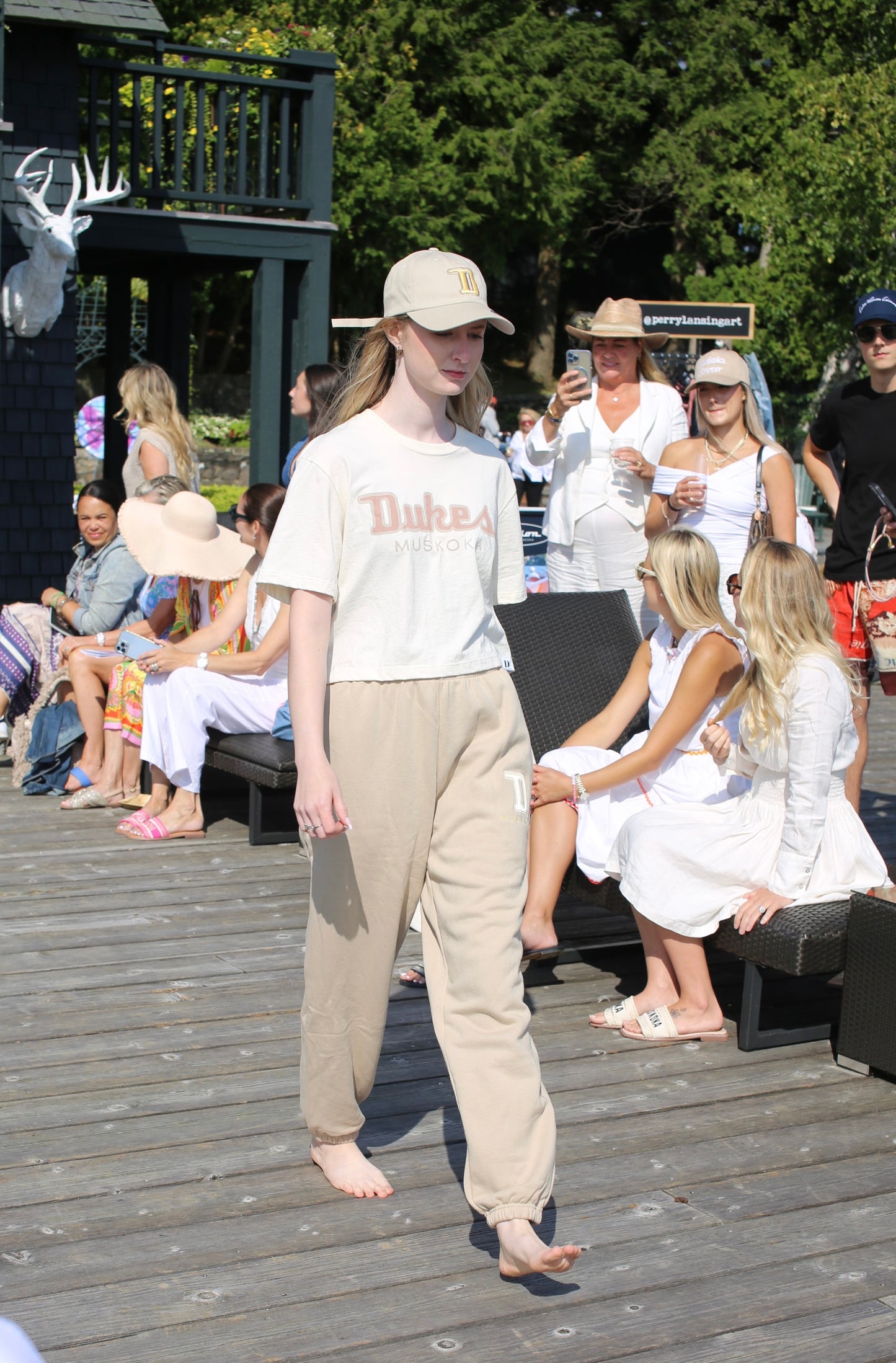 Duke's Muskoka Crop T-Shirt Natural