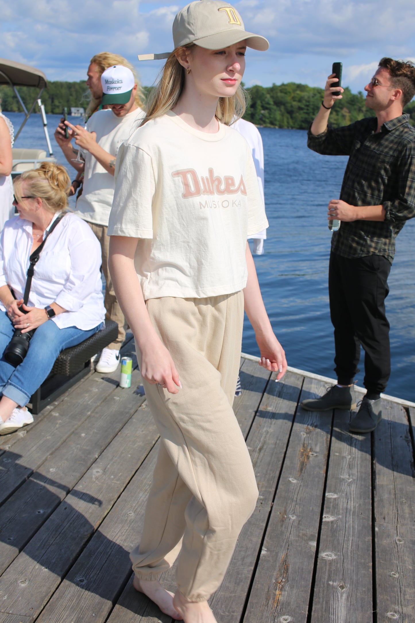 Duke's Muskoka Crop T-Shirt Natural