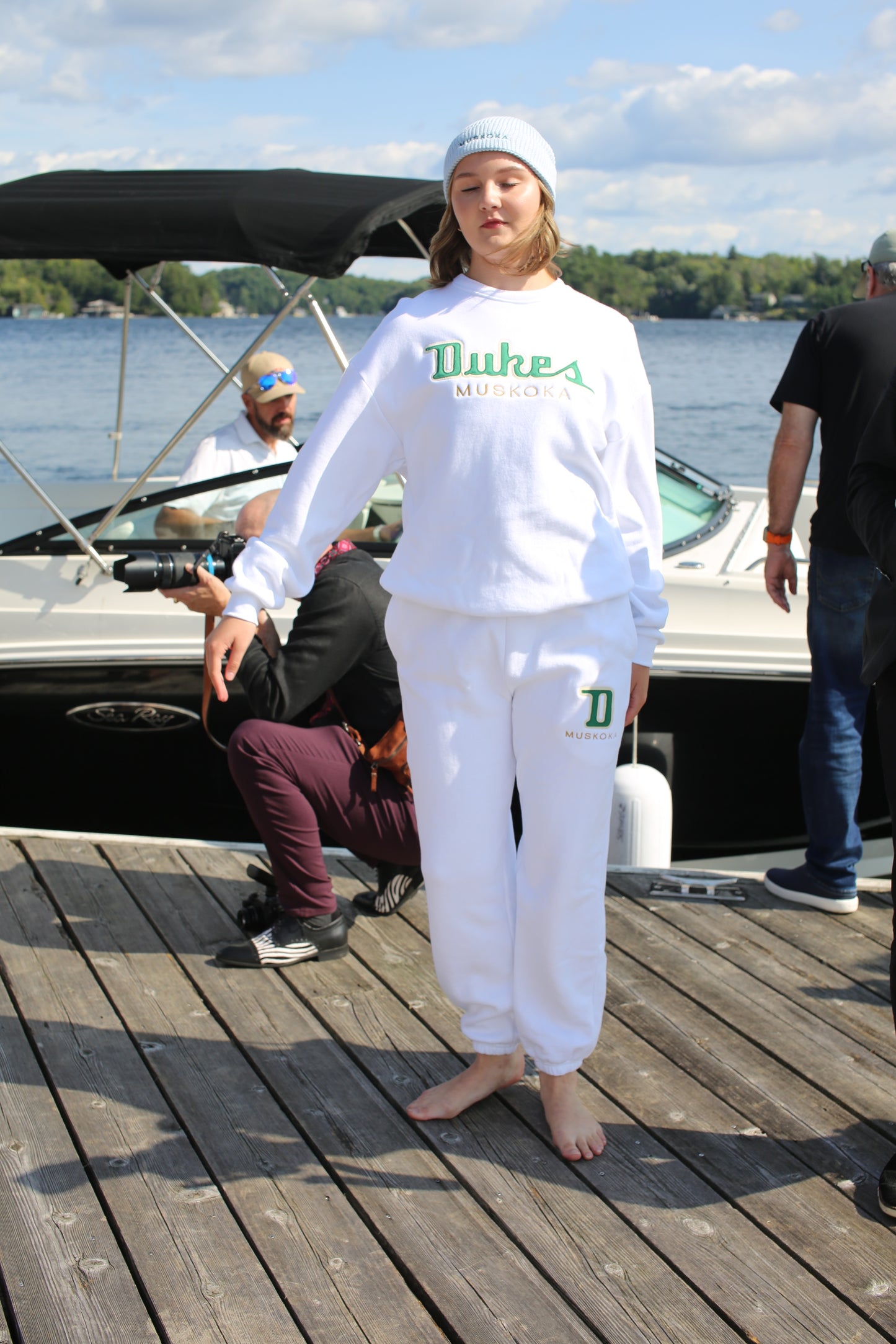 Duke's Muskoka Crewneck Sweatshirt White