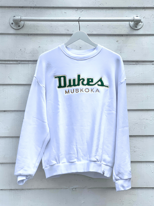 Duke's Muskoka Crewneck Sweatshirt White