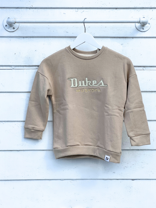 Kids Dukes Muskoka Crewneck Sweatshirt Oatmeal