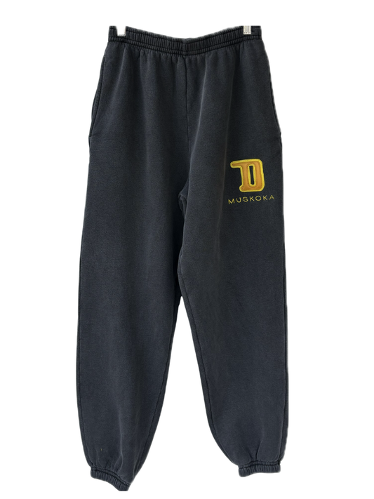 "D" Sweatpants - Vintage Black